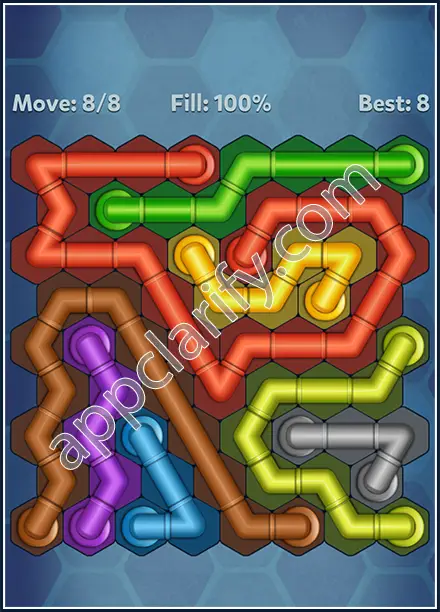 Pipe Lines: Hexa Twister Level 72 Solution