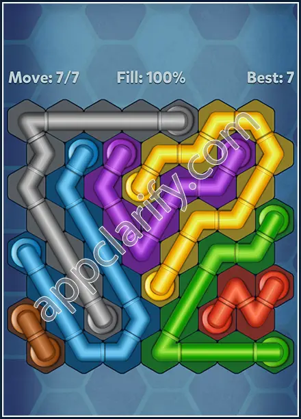 Pipe Lines: Hexa Twister Level 73 Solution