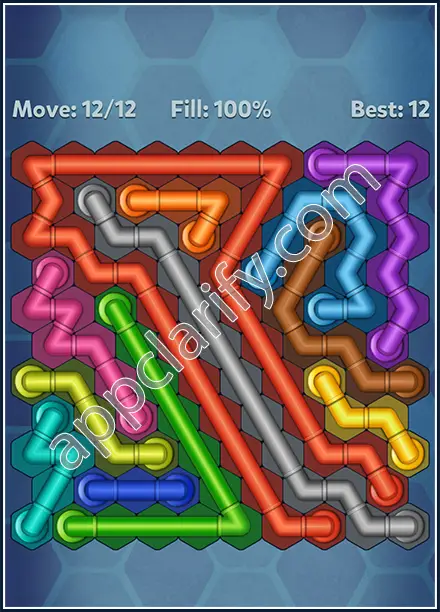 Pipe Lines: Hexa Twister Level 78 Solution