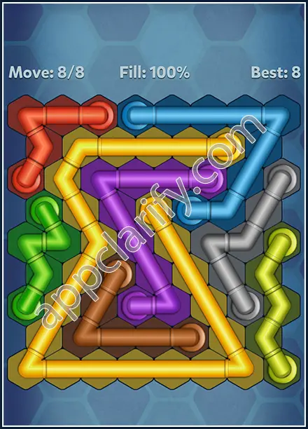 Pipe Lines: Hexa Twister Level 82 Solution