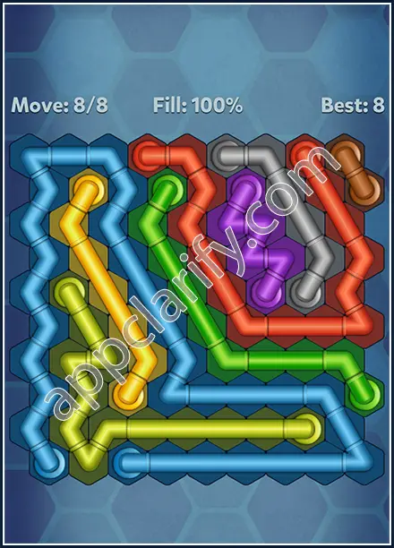 Pipe Lines: Hexa Twister Level 83 Solution