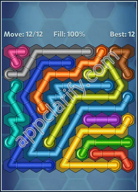 Pipe Lines: Hexa Twister Level 84 Solution