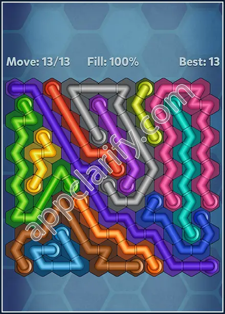 Pipe Lines: Hexa Twister Level 85 Solution