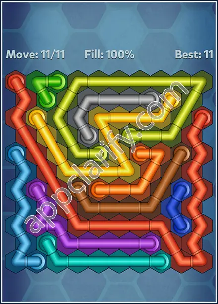 Pipe Lines: Hexa Twister Level 86 Solution