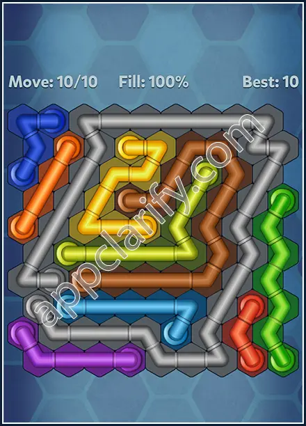 Pipe Lines: Hexa Twister Level 87 Solution