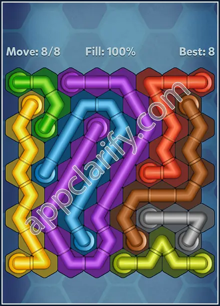 Pipe Lines: Hexa Twister Level 88 Solution