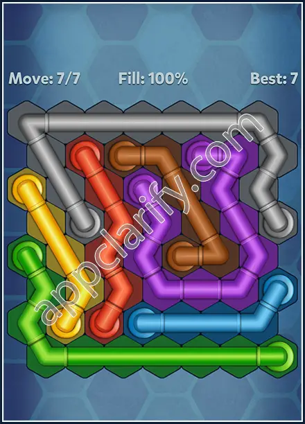 Pipe Lines: Hexa Twister Level 89 Solution