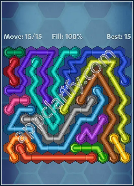 Pipe Lines: Hexa Twister Level 93 Solution