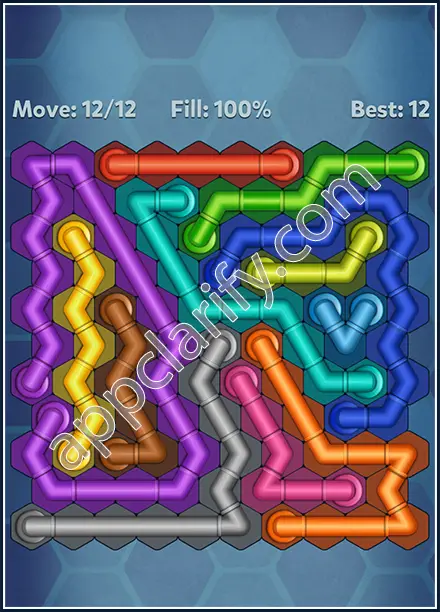 Pipe Lines: Hexa Twister Level 94 Solution