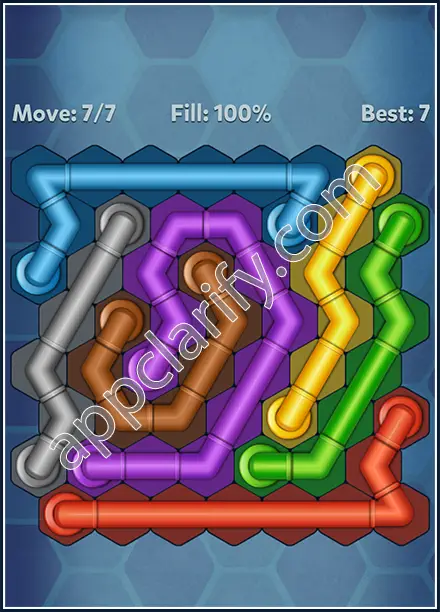 Pipe Lines: Hexa Twister Level 97 Solution