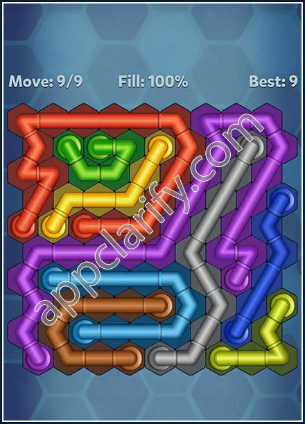 Pipe Lines: Hexa Twister Level 99 Solution