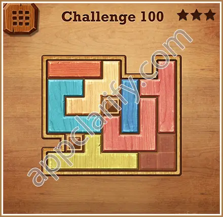 Wood Block Puzzle Challenge Level 100 Solution