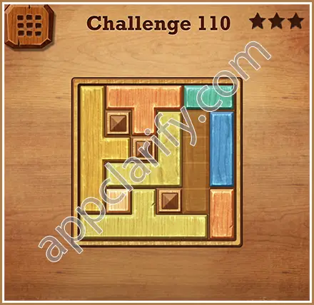 Wood Block Puzzle Challenge Level 110 Solution