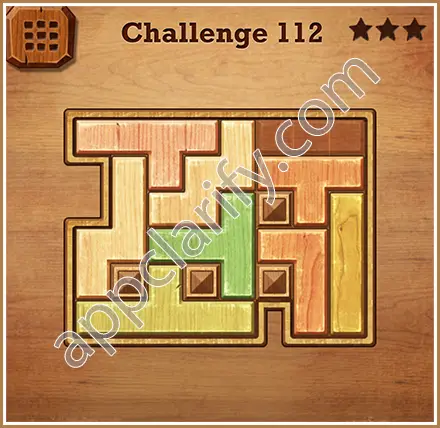 Wood Block Puzzle Challenge Level 112 Solution