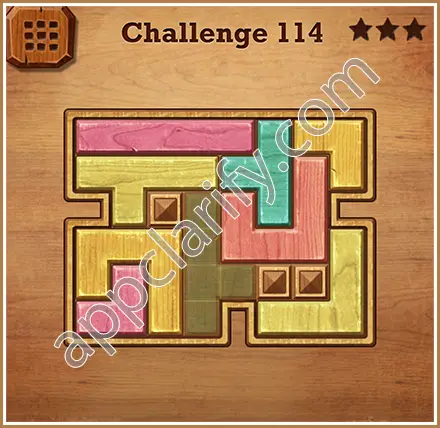Wood Block Puzzle Challenge Level 114 Solution