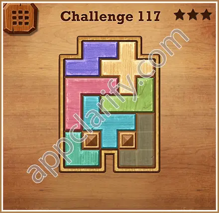 Wood Block Puzzle Challenge Level 117 Solution