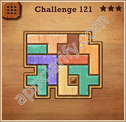 Wood Block Puzzle Challenge Level 121 Solution
