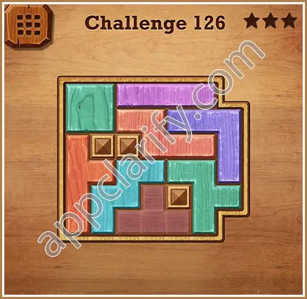Wood Block Puzzle Challenge Level 126 Solution