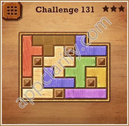 Wood Block Puzzle Challenge Level 131 Solution