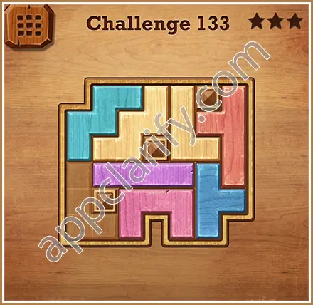Wood Block Puzzle Challenge Level 133 Solution