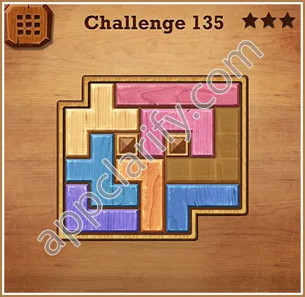 Wood Block Puzzle Challenge Level 135 Solution