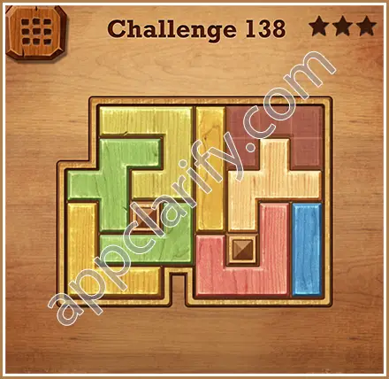 Wood Block Puzzle Challenge Level 138 Solution
