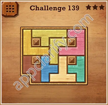 Wood Block Puzzle Challenge Level 139 Solution