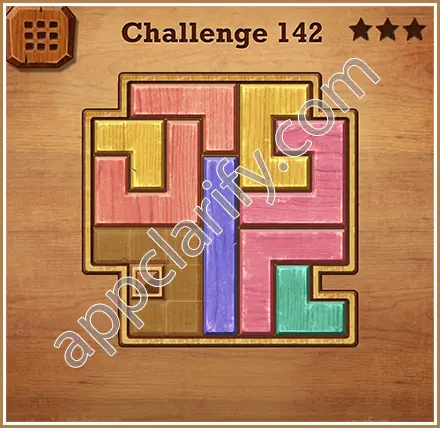 Wood Block Puzzle Challenge Level 142 Solution