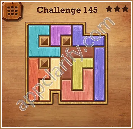 Wood Block Puzzle Challenge Level 145 Solution