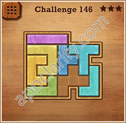 Wood Block Puzzle Challenge Level 146 Solution