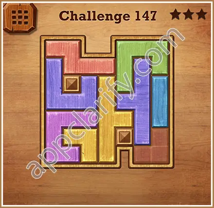 Wood Block Puzzle Challenge Level 147 Solution
