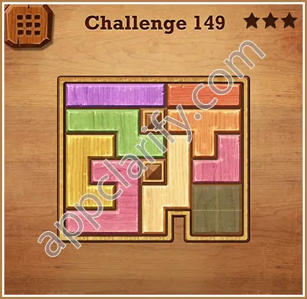 Wood Block Puzzle Challenge Level 149 Solution