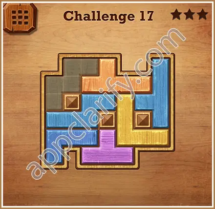 Wood Block Puzzle Challenge Level 17 Solution