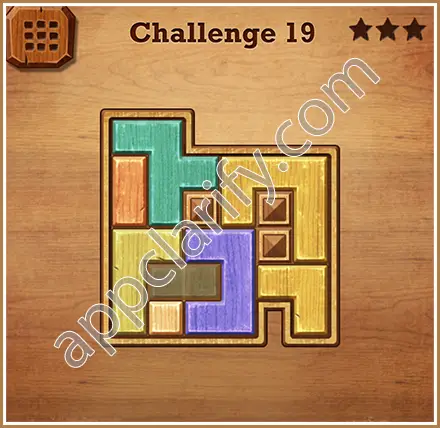 Wood Block Puzzle Challenge Level 19 Solution