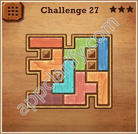 Wood Block Puzzle Challenge Level 27 Solution