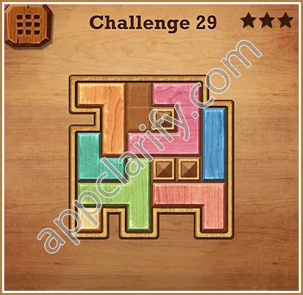 Wood Block Puzzle Challenge Level 29 Solution