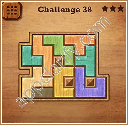 Wood Block Puzzle Challenge Level 38 Solution