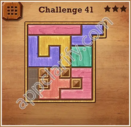 Wood Block Puzzle Challenge Level 41 Solution