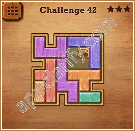 Wood Block Puzzle Challenge Level 42 Solution