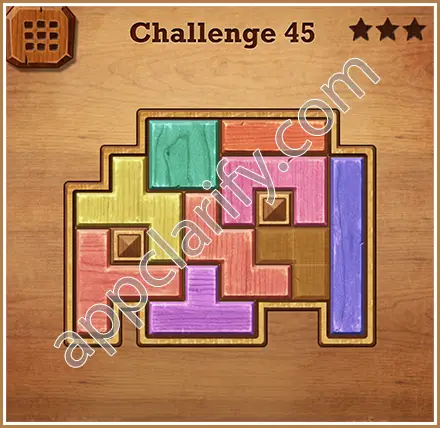 Wood Block Puzzle Challenge Level 45 Solution