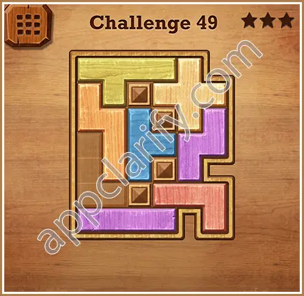Wood Block Puzzle Challenge Level 49 Solution