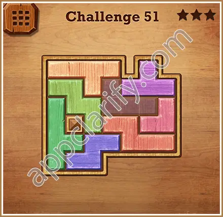 Wood Block Puzzle Challenge Level 51 Solution