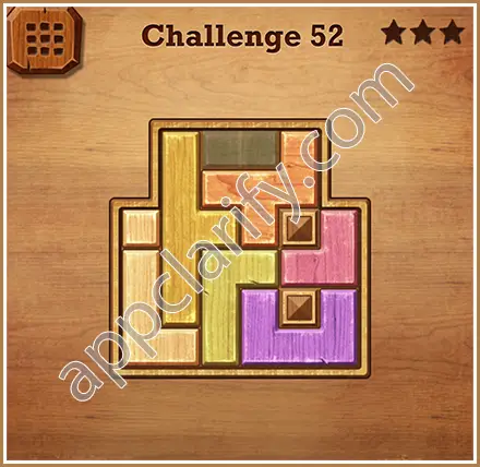 Wood Block Puzzle Challenge Level 52 Solution