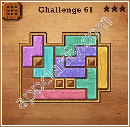Wood Block Puzzle Challenge Level 61 Solution
