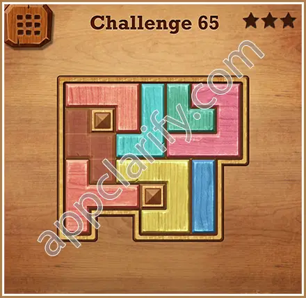 Wood Block Puzzle Challenge Level 65 Solution