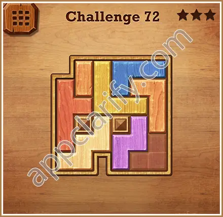 Wood Block Puzzle Challenge Level 72 Solution