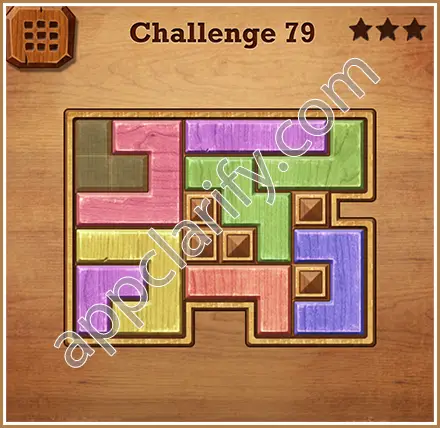 Wood Block Puzzle Challenge Level 79 Solution