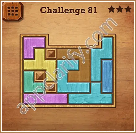 Wood Block Puzzle Challenge Level 81 Solution