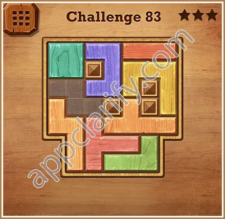 Wood Block Puzzle Challenge Level 83 Solution