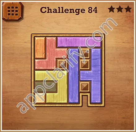 Wood Block Puzzle Challenge Level 84 Solution